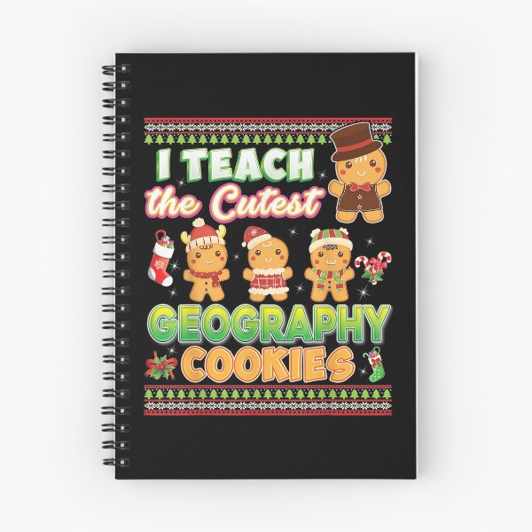 Item preview,  Teach Cutest Geography Cookies Teacher Christmas Ugly designed and sold by idabry.