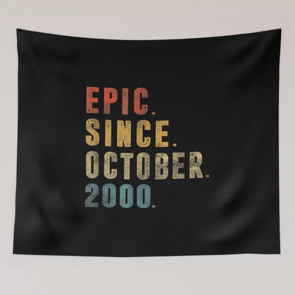 Item preview,  Funny Epic Since October 2000 21st Birthday 21 Year Old designed and sold by idabry.