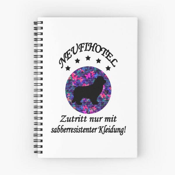 Artikelvorschau, Neufundländer Hund Schmetterlinge Sabberresistent entworfen und verkauft von Moonyflower.