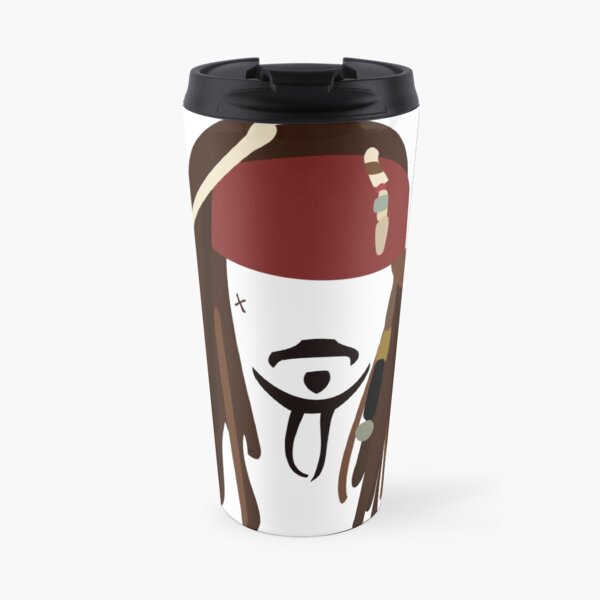 Jack Sparrow - Johnny Depp - Pirate of the Caribbean Travel Mug