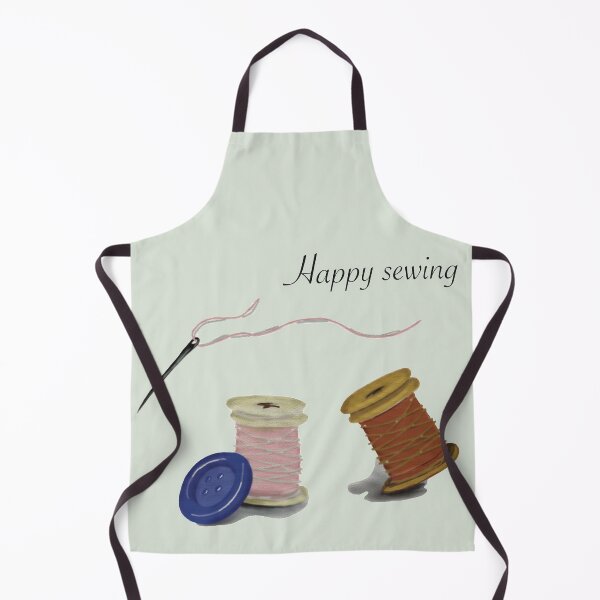 Item preview, Happy Sewing stickers designed and sold by Shirlei Barnes.