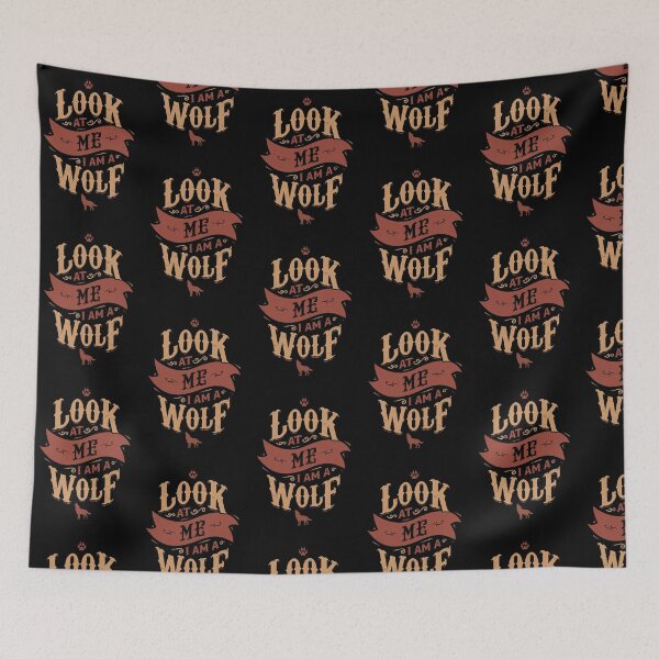 Item preview, LOOK AT ME I AM A WOLF designed and sold by snevi.