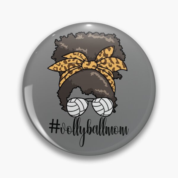 Item preview, #VolleyBallMom Messy Bun Mom Women's Volleyball Mom Gear designed and sold by DynamicDesign.