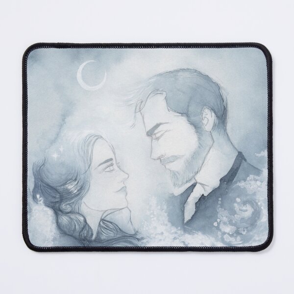 Item preview, Sea-Crossed Lovers Fairytale Illustration designed and sold by Helena Satterthwaite.