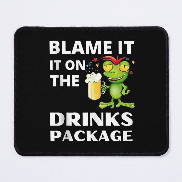 Item preview, Blame it on the drinks package cruise holiday clothing designed and sold by johnsimonart.