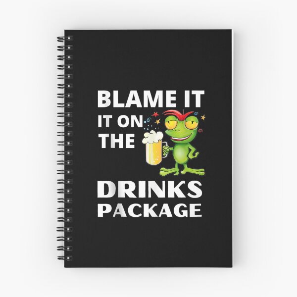 Item preview, Blame it on the drinks package cruise holiday clothing designed and sold by johnsimonart.