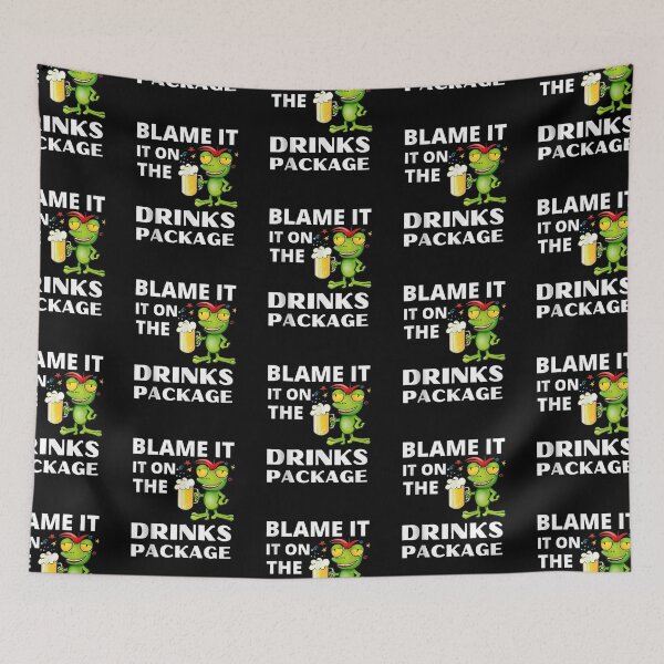 Item preview, Blame it on the drinks package cruise holiday clothing designed and sold by johnsimonart.
