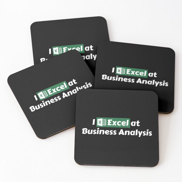 Item preview, I Excel At Business Analysis. Hilarious Business Analytics Pun Related To Spreadsheets And Microsoft Excel Software - Funny designed and sold by Programmer's  Life and Humor.