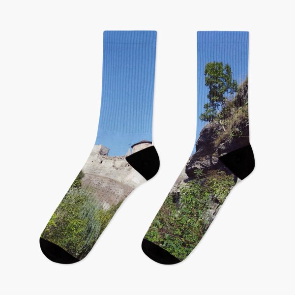 Item preview, The Old Fortress against the background of the blue cloudless sky, Kamenets-Podolsky, Ukraine  designed and sold by helenkaiy.