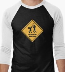 You Are Being Monitored Men's Baseball ¾ T-Shirt