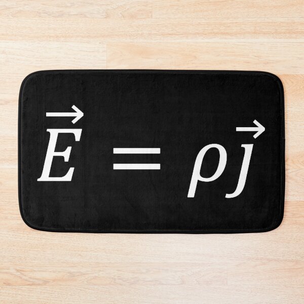Item preview, local Ohm's law of electromagnetism, physics and science designed and sold by NoetherSym.