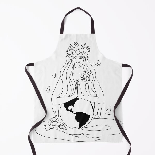 Item preview, Woman Nature Earth Line drawing. Pregnant woman and motherhood Line art designed and sold by OneLinePrint.
