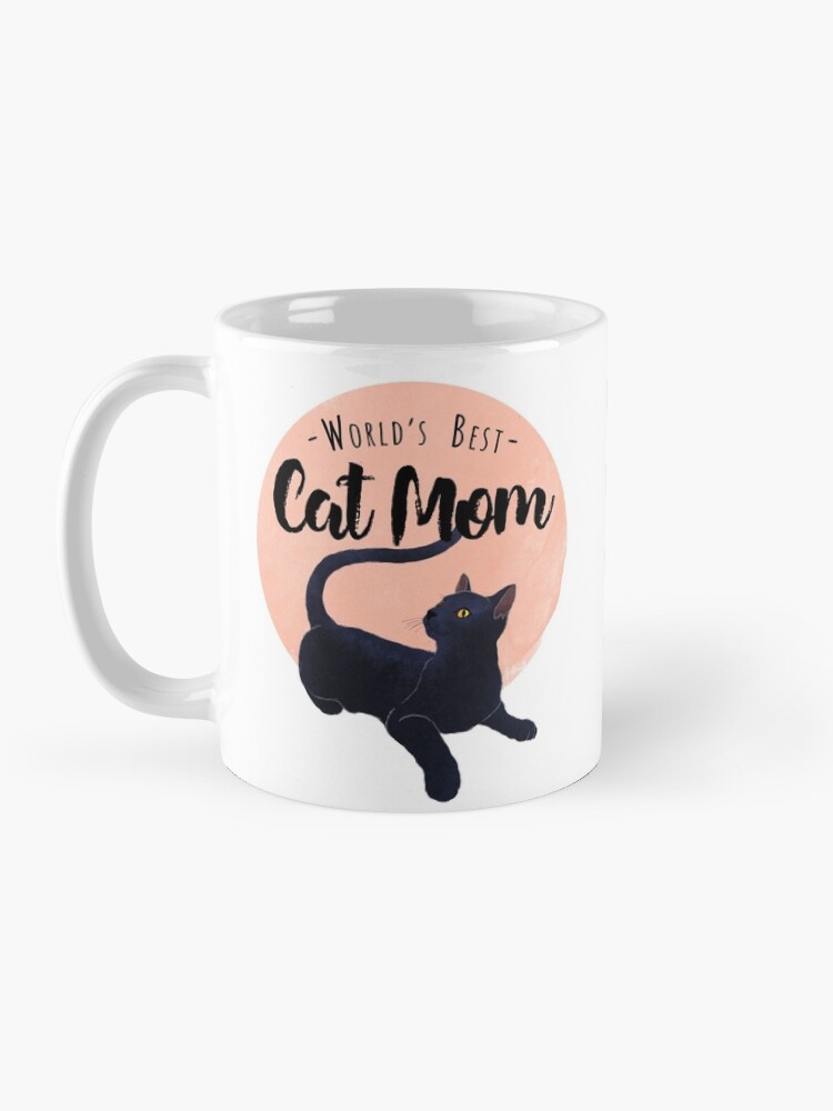 Alternate view of World's Best Cat Mom Mug