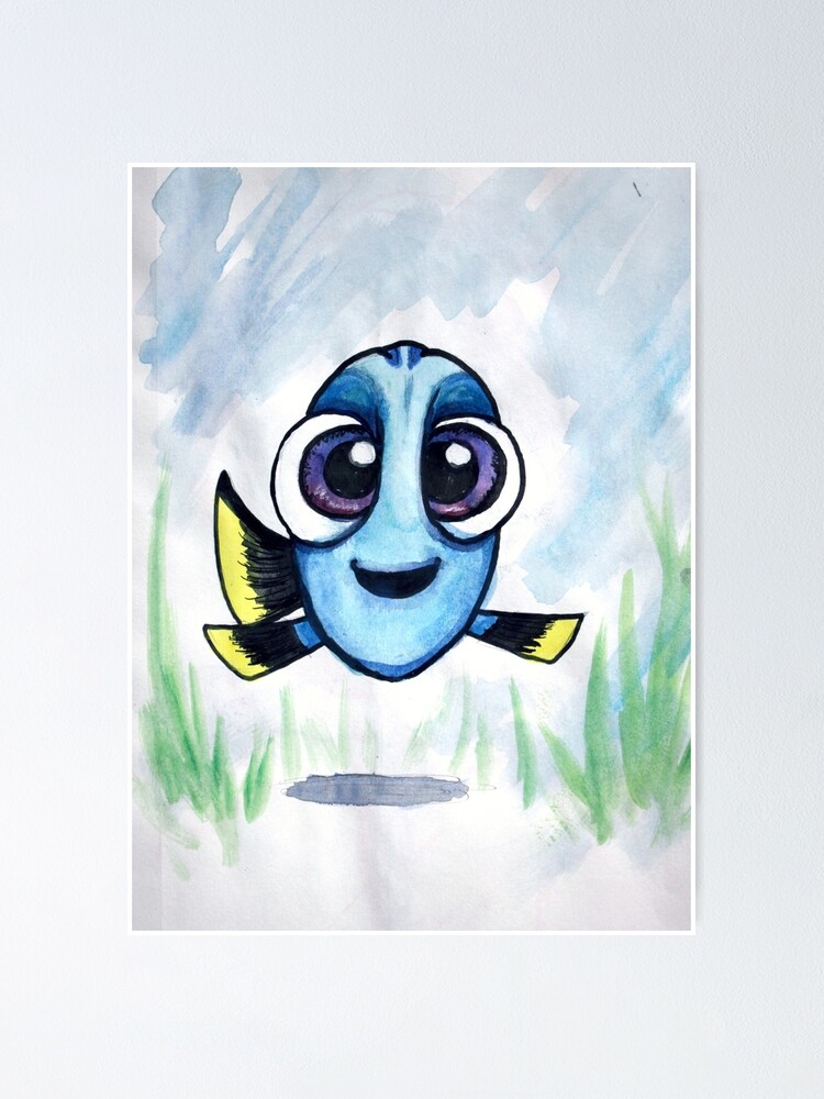 Poster Baby Dory Buscando A Dory Pelicula De Ivegotartitude Redbubble