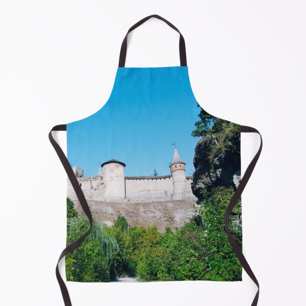 Item preview, The Old Fortress against the background of the blue cloudless sky, Kamenets-Podolsky, Ukraine designed and sold by helenkaiy.