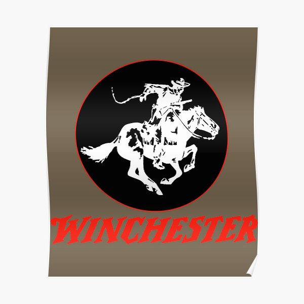 Winchester Logo Poster For Sale By Rosalynbts Redbubble