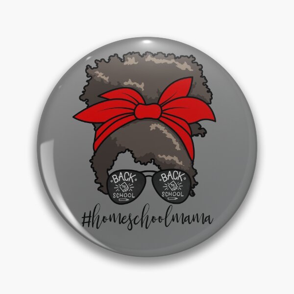 Item preview, Homeschool Mama Messy Bun Proud Homeschooling Mom Gear designed and sold by DynamicDesign.