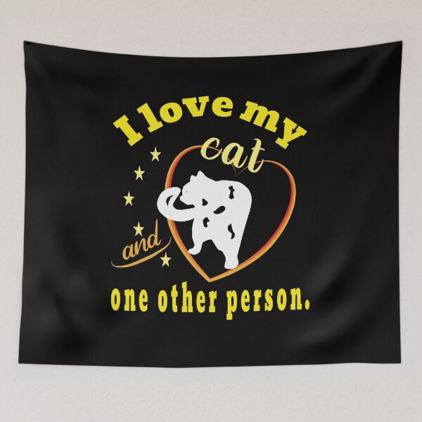 Item preview, I love my cat and another person designed and sold by Bodino.
