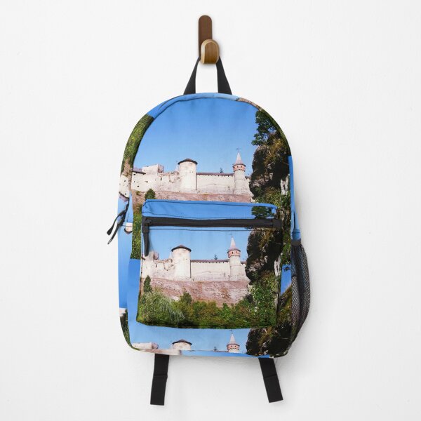 Item preview, The Old Fortress against the background of the blue cloudless sky, Kamenets-Podolsky, Ukraine designed and sold by helenkaiy.