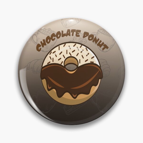 Item preview, Chocolate donut for world chocolate day designed and sold by Donutlovers.