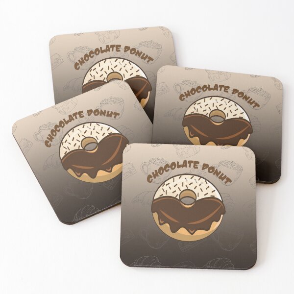 Item preview, Chocolate donut for world chocolate day designed and sold by Donutlovers.