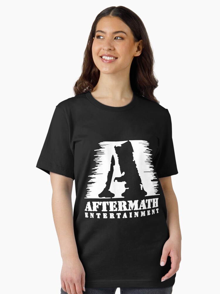 [AFTERMATH] AFTERMATH small logo t-shirt /追跡付 Vintage 90's Aftermath Entertainment T-Shirt – Mills Vintage USA