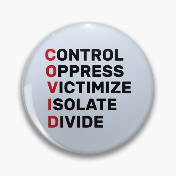 Item preview, Control Oppress Victimize Isolate Divide   designed and sold by ribbenhandmade.