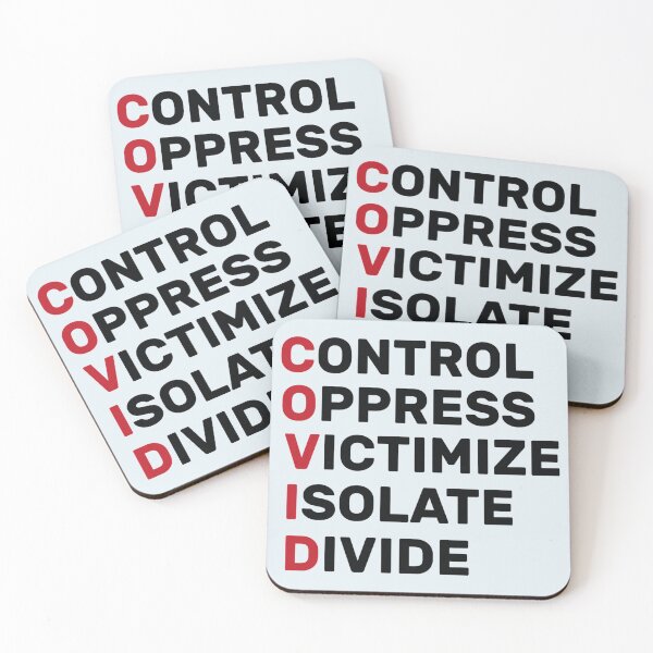 Item preview, Control Oppress Victimize Isolate Divide   designed and sold by ribbenhandmade.