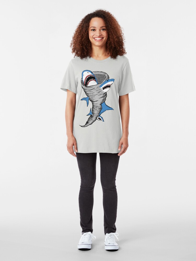 Alternate view of Shark Tornado Slim Fit T-Shirt