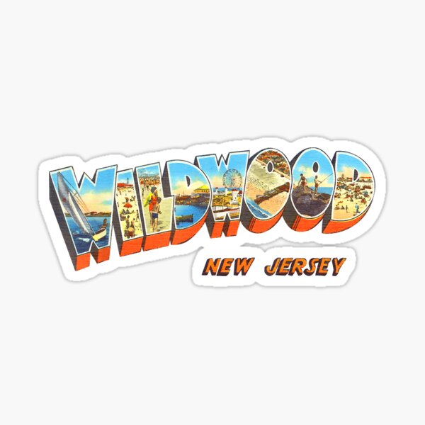 Artikel-Vorschau von Wildwood New Jersey NJ Vintage Retro Souvenir, designt und verkauft von WilletteDeluca.