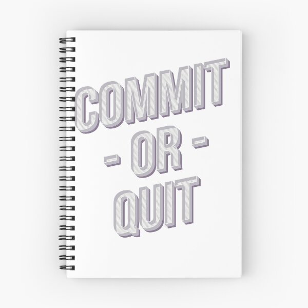 Item preview, Commit Or Quit designed and sold by classy-shop.