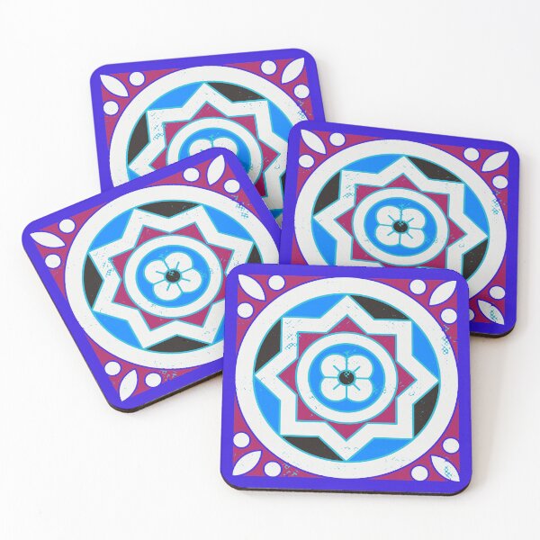 Item preview, Moroccan blue ceramic tiles pattern designed and sold by urban-color.