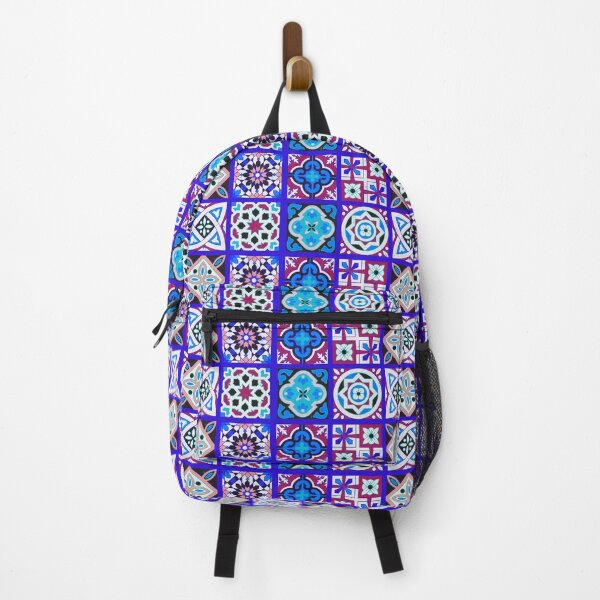 Item preview, Moroccan blue ceramic tiles pattern designed and sold by urban-color.