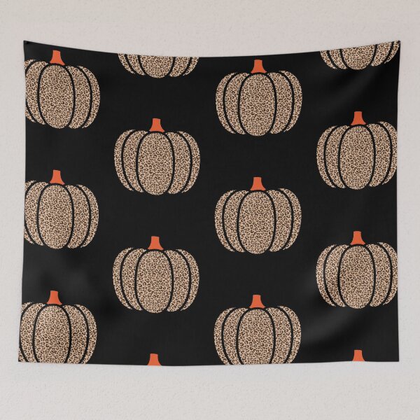 Item preview, Leopard Pumpkin Print Animal Fall Autumn Halloween designed and sold by GravitiTees.