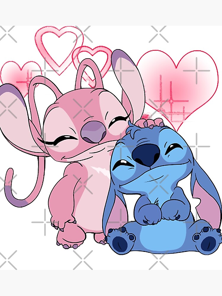 Stitch And Lilo Stitch Angel Love Greeting Card for Sale by RufusGagas