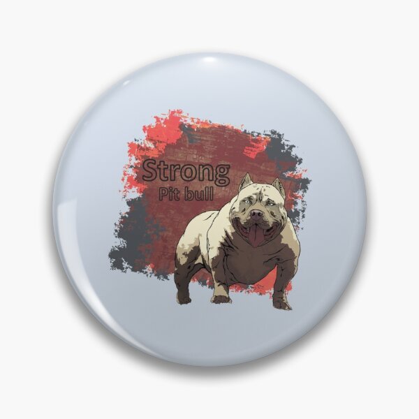 Item preview, beautiful background strong pit bull designed and sold by ribbenhandmade.