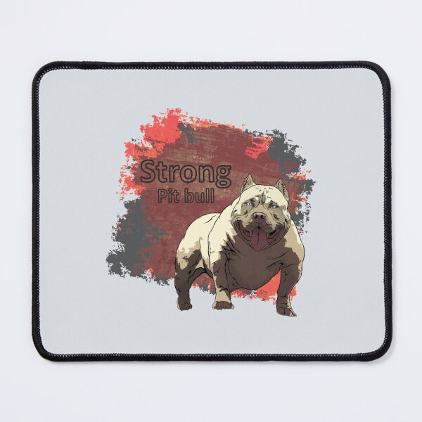 Item preview, beautiful background strong pit bull designed and sold by ribbenhandmade.