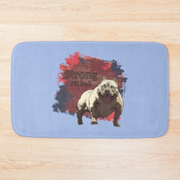 Item preview, beautiful background strong pit bull designed and sold by ribbenhandmade.