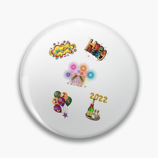 Item preview, happy new year 2022 Sticker Pack designed and sold by Polla-Shirt.