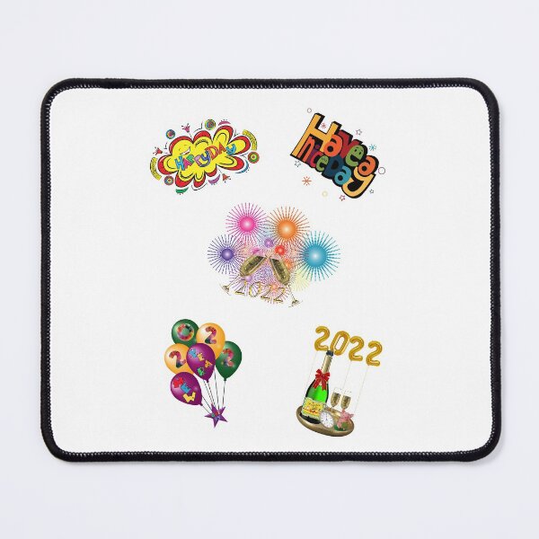 Item preview, happy new year 2022 Sticker Pack designed and sold by Polla-Shirt.