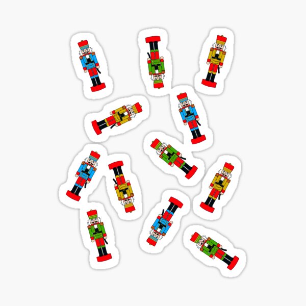 The Nutcracker - Christmas Pattern Sticker