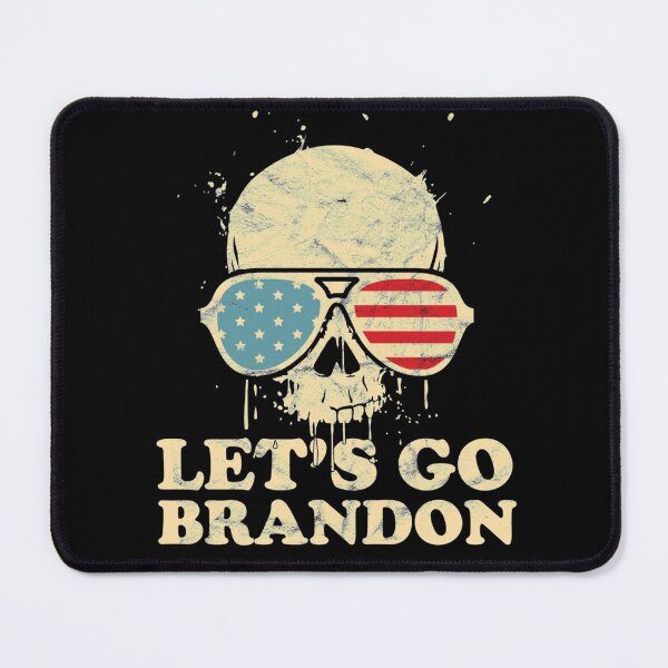 Item preview, Let's Go Brandon - Skull american flag designed and sold by johnsimonart.