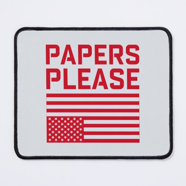 Item preview, Show Me Your Papers Please designed and sold by ribbenhandmade.