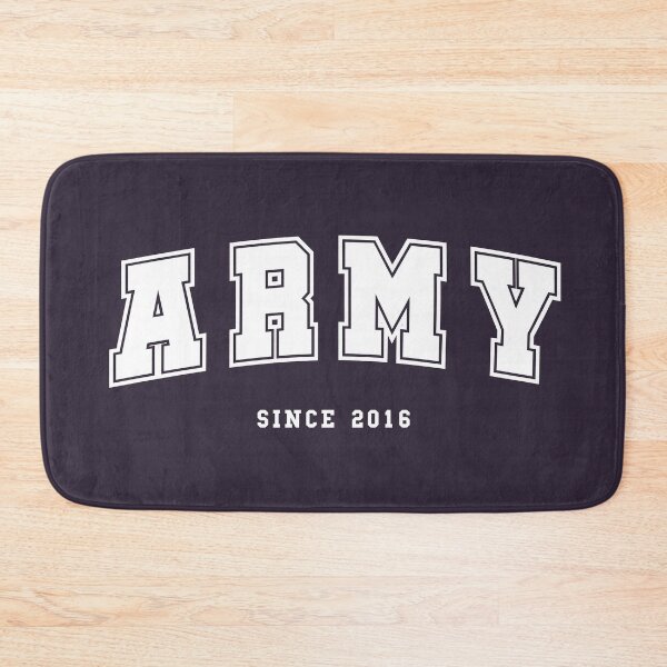 Item preview, BTS ARMY since 2016 college varsity style designed and sold by Morcawork.