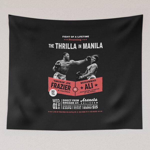 Item preview, Ali Vs Frazier Thrilla in Manila dark healther designed and sold by NathanASoto.