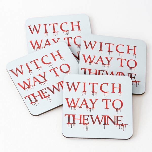 Item preview, witch way to the wine   designed and sold by ribbenhandmade.