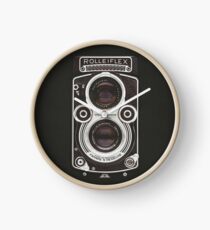 Vintage Camera II Clock