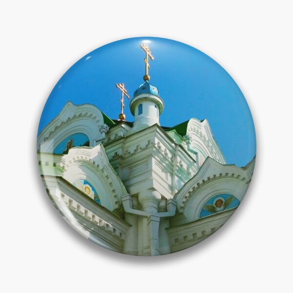 Item preview, Orthodox temple against the background of the blue cloudless sky, architectural decision  designed and sold by helenkaiy.