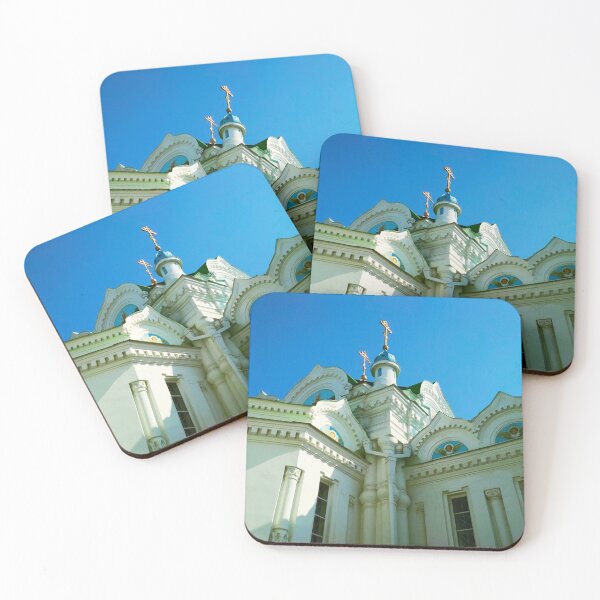 Item preview, Orthodox temple against the background of the blue cloudless sky, architectural decision  designed and sold by helenkaiy.