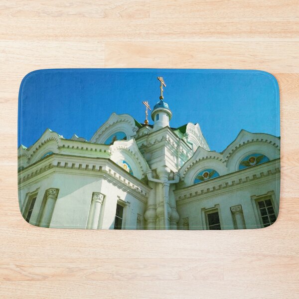 Item preview, Orthodox temple against the background of the blue cloudless sky, architectural decision  designed and sold by helenkaiy.